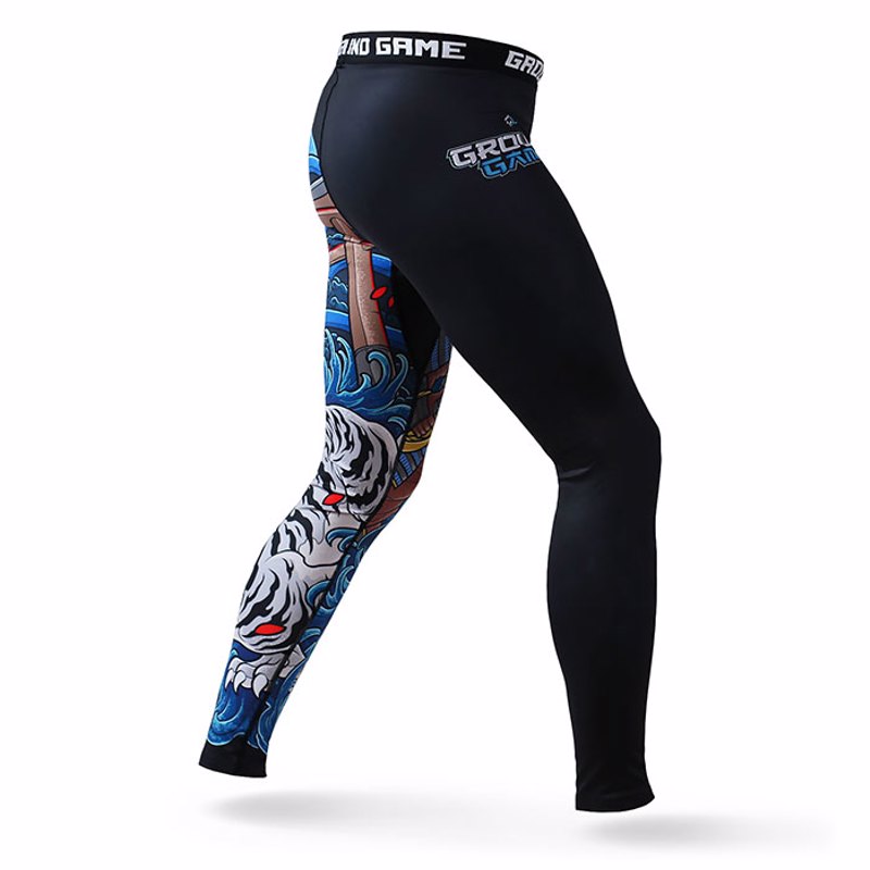 GroundGame yokai 3 GRAPPLING NOGI SPATS- BLACK